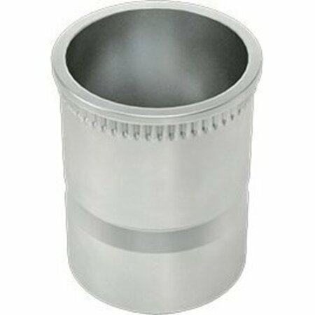 BSC PREFERRED Low-Profile Rivet Nut Tin-Zinc-Plated Steel 1/4-20 Internal Thread 1/2 Long, 10PK 98560A572